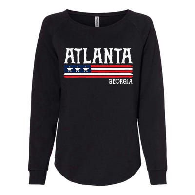 Atlanta Georgia Souvenir Gift Womens California Wash Sweatshirt