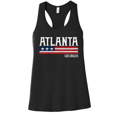 Atlanta Georgia Souvenir Gift Women's Racerback Tank