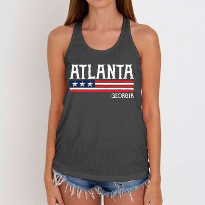 Atlanta Georgia Souvenir Gift Women's Knotted Racerback Tank