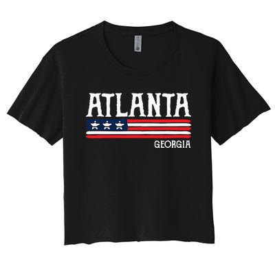 Atlanta Georgia Souvenir Gift Women's Crop Top Tee