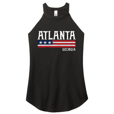 Atlanta Georgia Souvenir Gift Women's Perfect Tri Rocker Tank