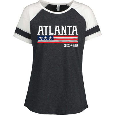 Atlanta Georgia Souvenir Gift Enza Ladies Jersey Colorblock Tee