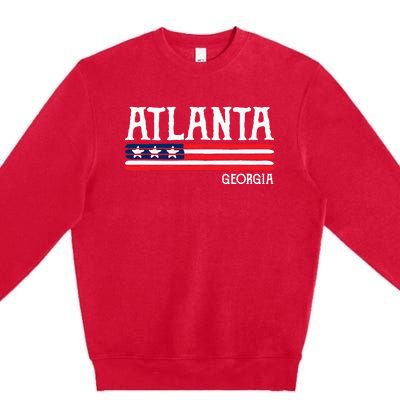 Atlanta Georgia Souvenir Gift Premium Crewneck Sweatshirt