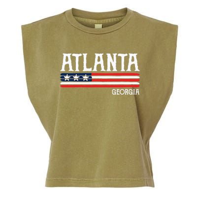 Atlanta Georgia Souvenir Gift Garment-Dyed Women's Muscle Tee