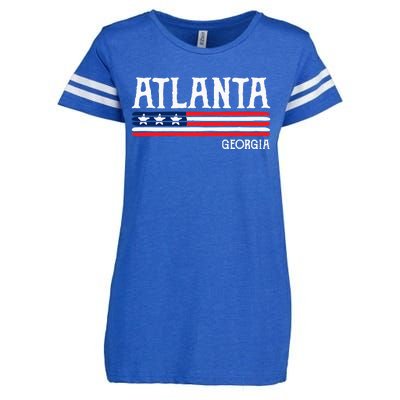 Atlanta Georgia Souvenir Gift Enza Ladies Jersey Football T-Shirt