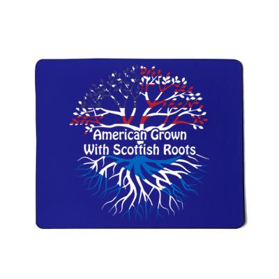 American Grown Scottish Roots Heritage Pride Gift Mousepad