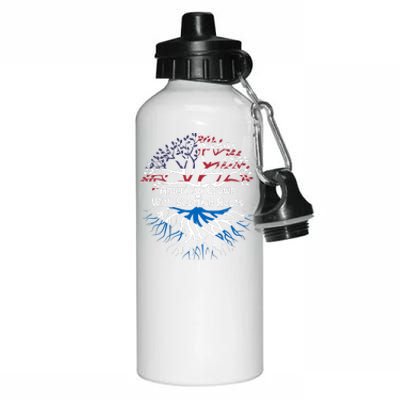 American Grown Scottish Roots Heritage Pride Gift Aluminum Water Bottle 