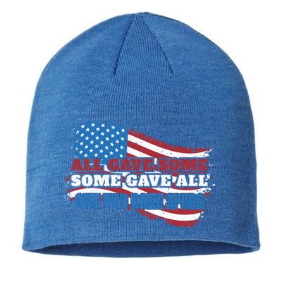 All Gave Some Some Gave All One Had Bone Spurs Usa Cool Gift Sustainable Beanie