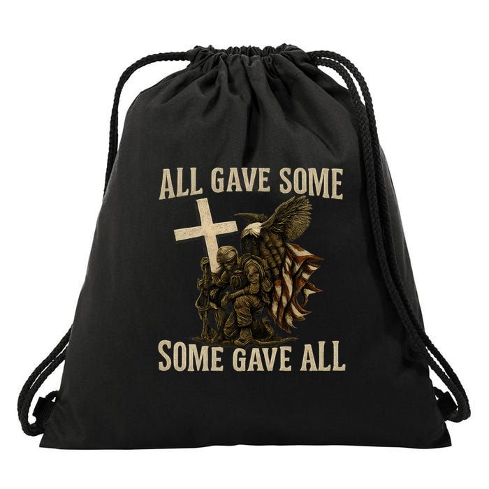 All Gave Some, Some Gave All Drawstring Bag