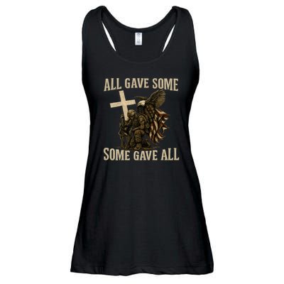All Gave Some, Some Gave All Ladies Essential Flowy Tank