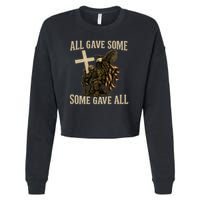 All Gave Some, Some Gave All Cropped Pullover Crew