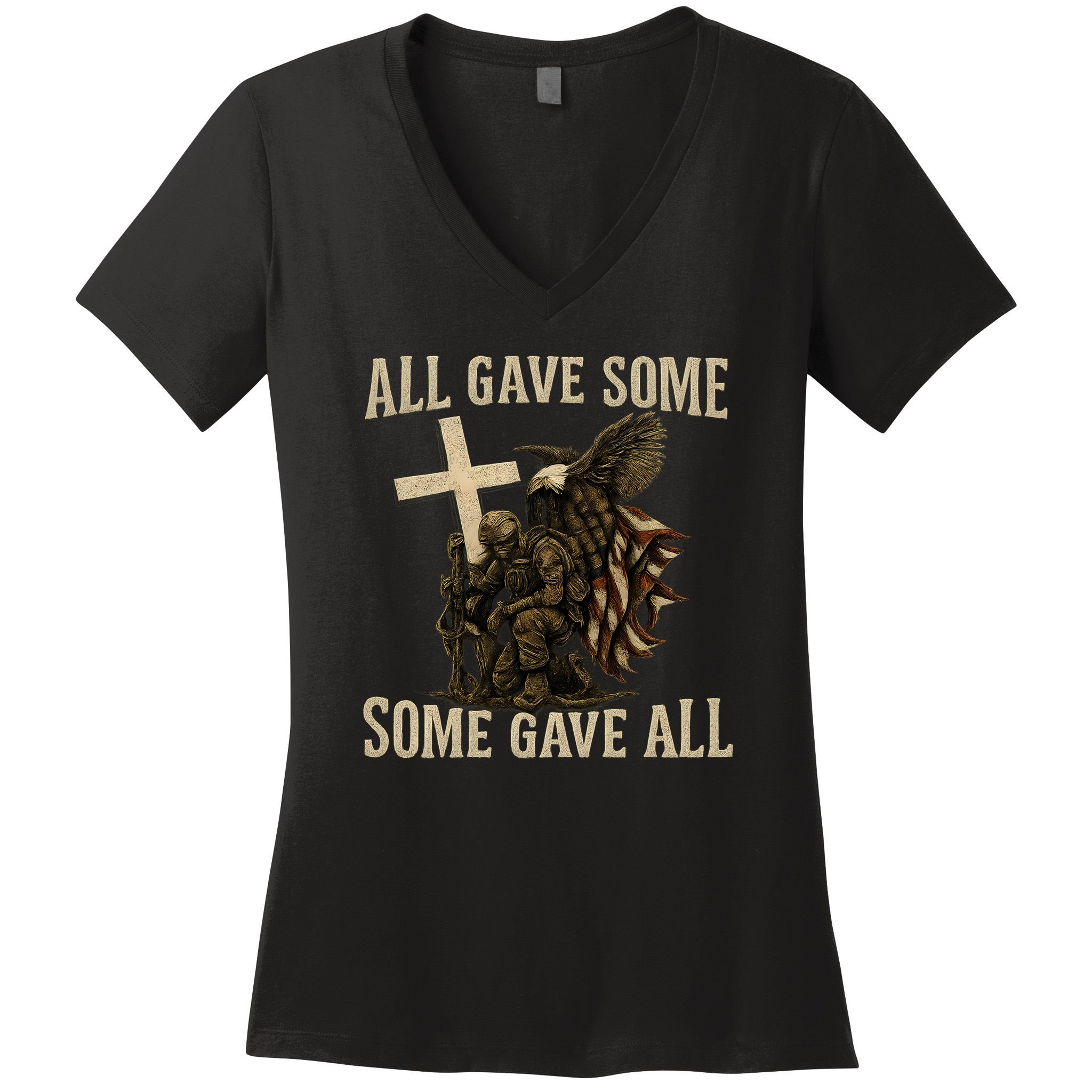 All Gave Some, Some Gave All Women's V-Neck T-Shirt