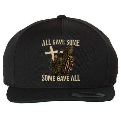 All Gave Some, Some Gave All Wool Snapback Cap