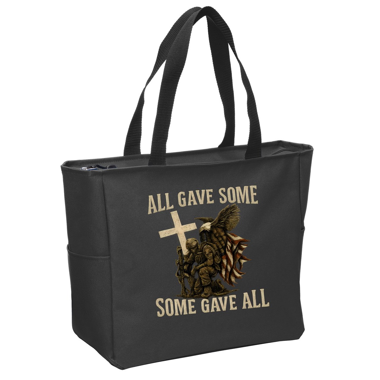 All Gave Some, Some Gave All Zip Tote Bag