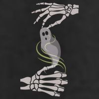 ASL Ghost Spooky Halloween For Deaf Community Cool Comfort Performance Bucket Hat