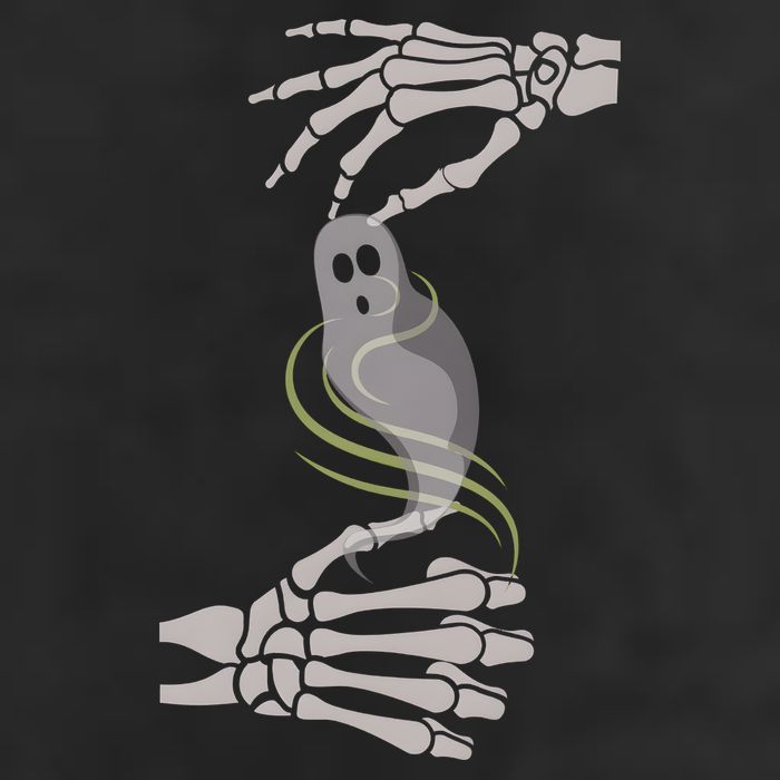 ASL Ghost Spooky Halloween For Deaf Community Hat