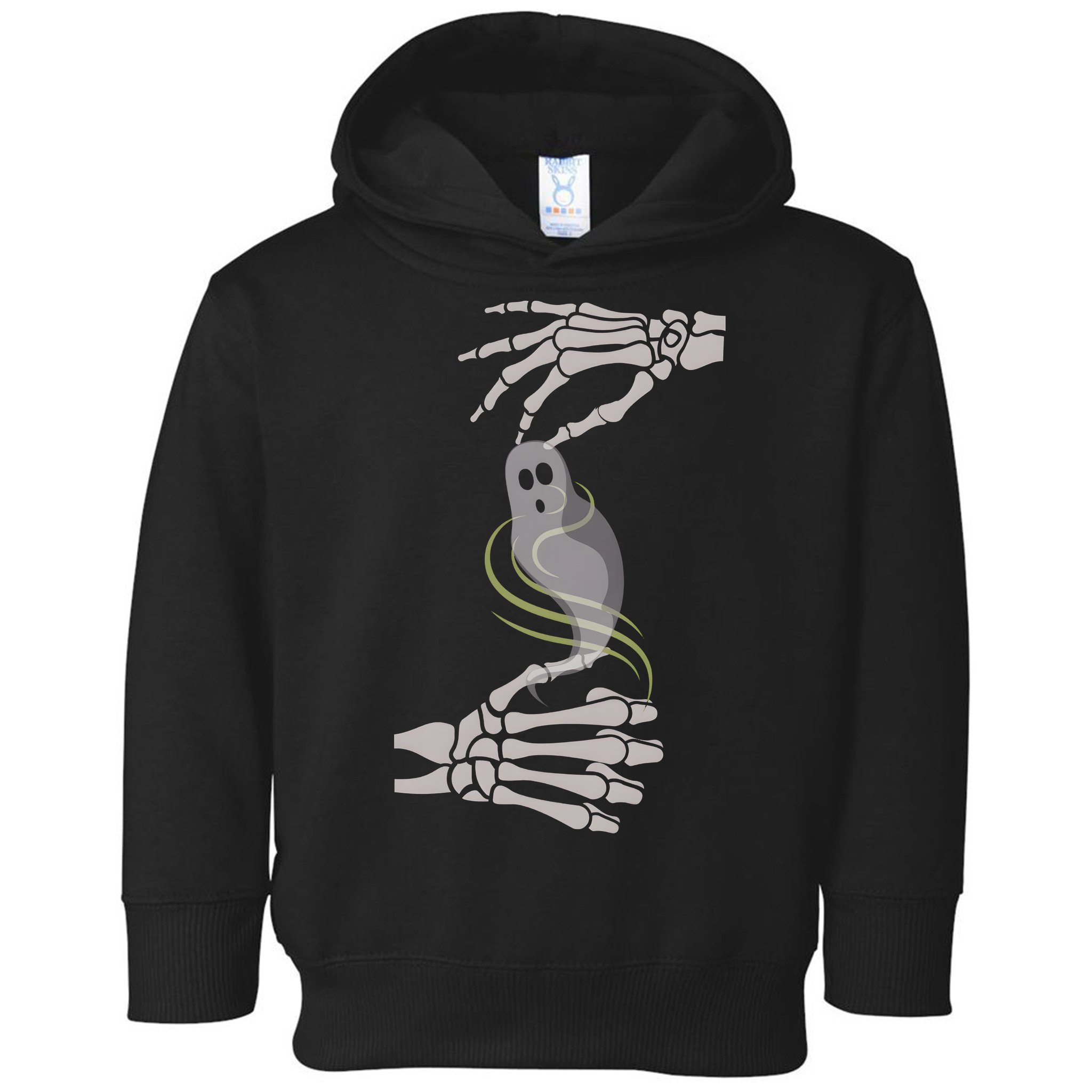 ASL Ghost Spooky Halloween For Deaf Community Toddler Hoodie
