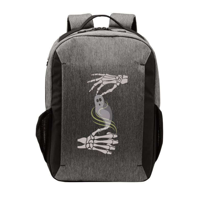 ASL Ghost Spooky Halloween For Deaf Community Vector Backpack