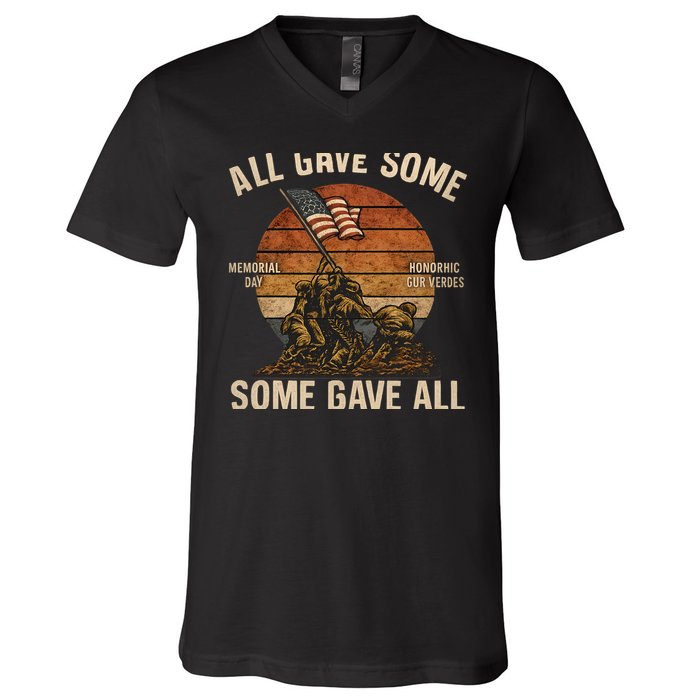 All Gave Some, Some Gave All V-Neck T-Shirt
