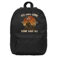 All Gave Some, Some Gave All 16 in Basic Backpack