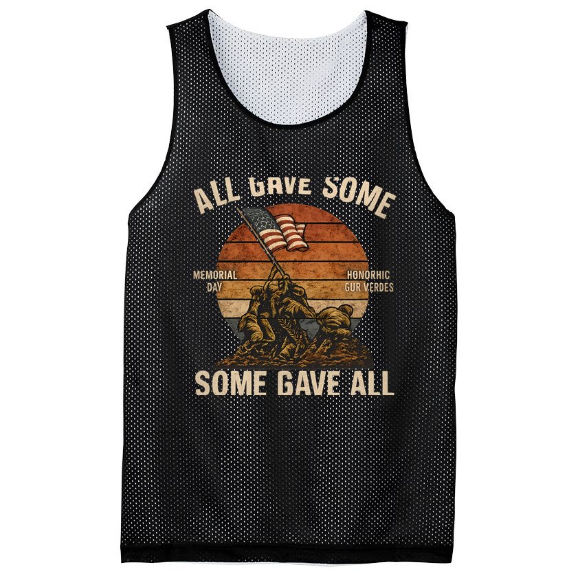 All Gave Some, Some Gave All Mesh Reversible Basketball Jersey Tank