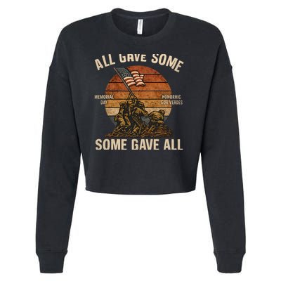 All Gave Some, Some Gave All Cropped Pullover Crew