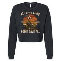 All Gave Some, Some Gave All Cropped Pullover Crew