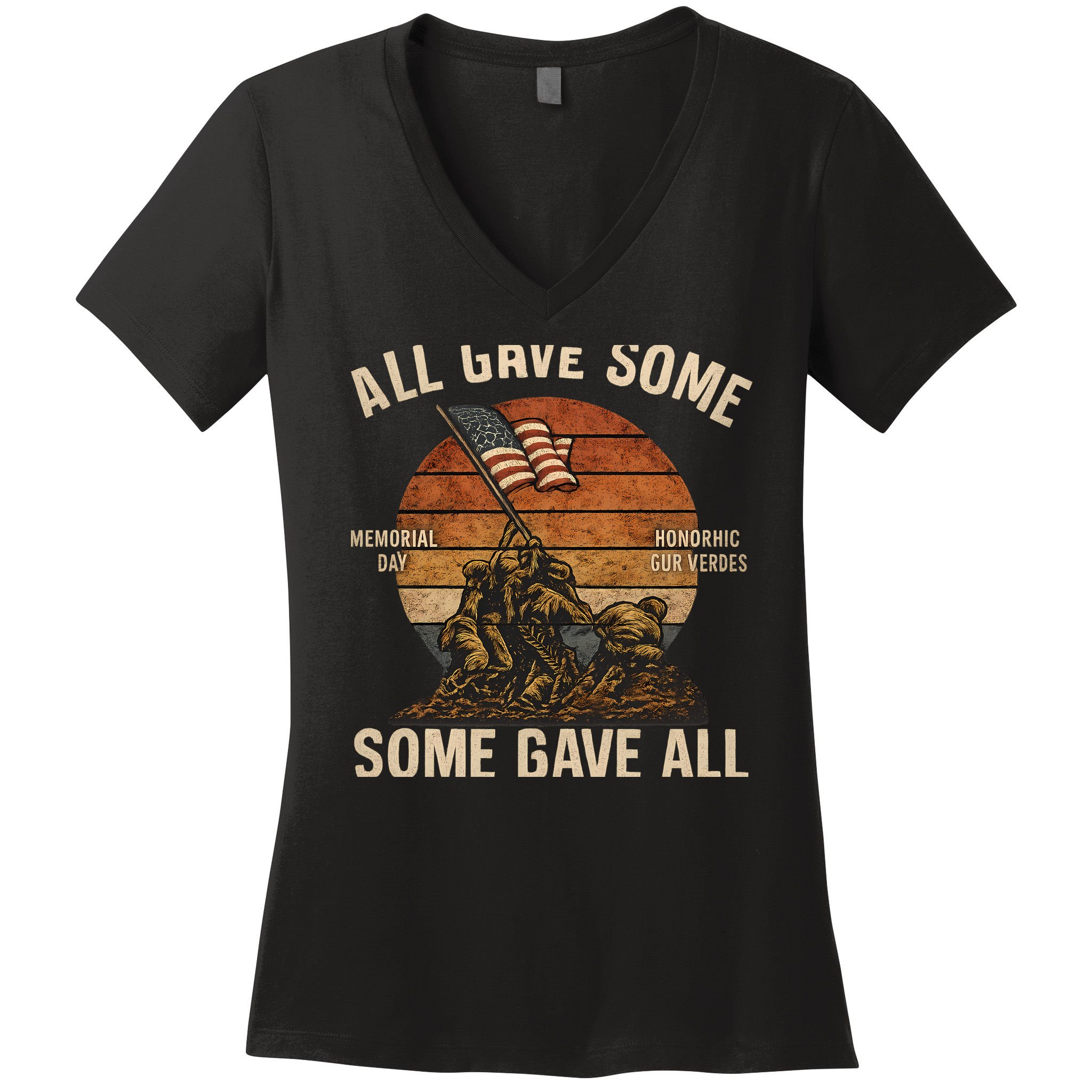 All Gave Some, Some Gave All Women's V-Neck T-Shirt