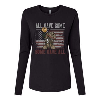 All Gave Some Some Gave Patriotic Patriiot Great Gift Womens Cotton Relaxed Long Sleeve T-Shirt