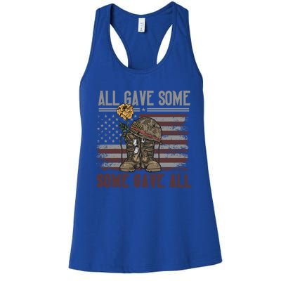 All Gave Some Some Gave Patriotic Patriiot Great Gift Women's Racerback Tank