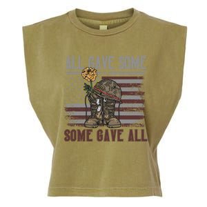 All Gave Some Some Gave Patriotic Patriiot Great Gift Garment-Dyed Women's Muscle Tee