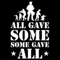 All Gave Some Some Gave All Gift Veterans Gift Flat Bill Trucker Hat