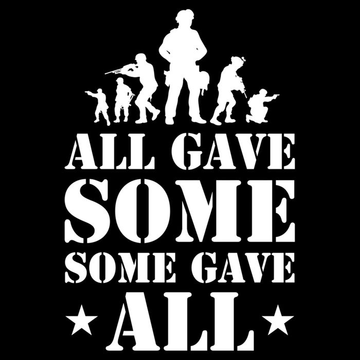 All Gave Some Some Gave All Gift Veterans Gift Flat Bill Trucker Hat