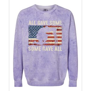 All Gave Some Some Gave All Cute Gift Colorblast Crewneck Sweatshirt