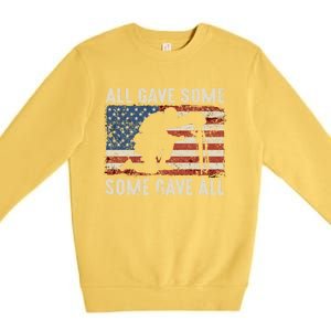 All Gave Some Some Gave All Cute Gift Premium Crewneck Sweatshirt