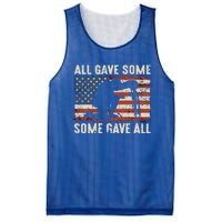 All Gave Some Some Gave All Cute Gift Mesh Reversible Basketball Jersey Tank