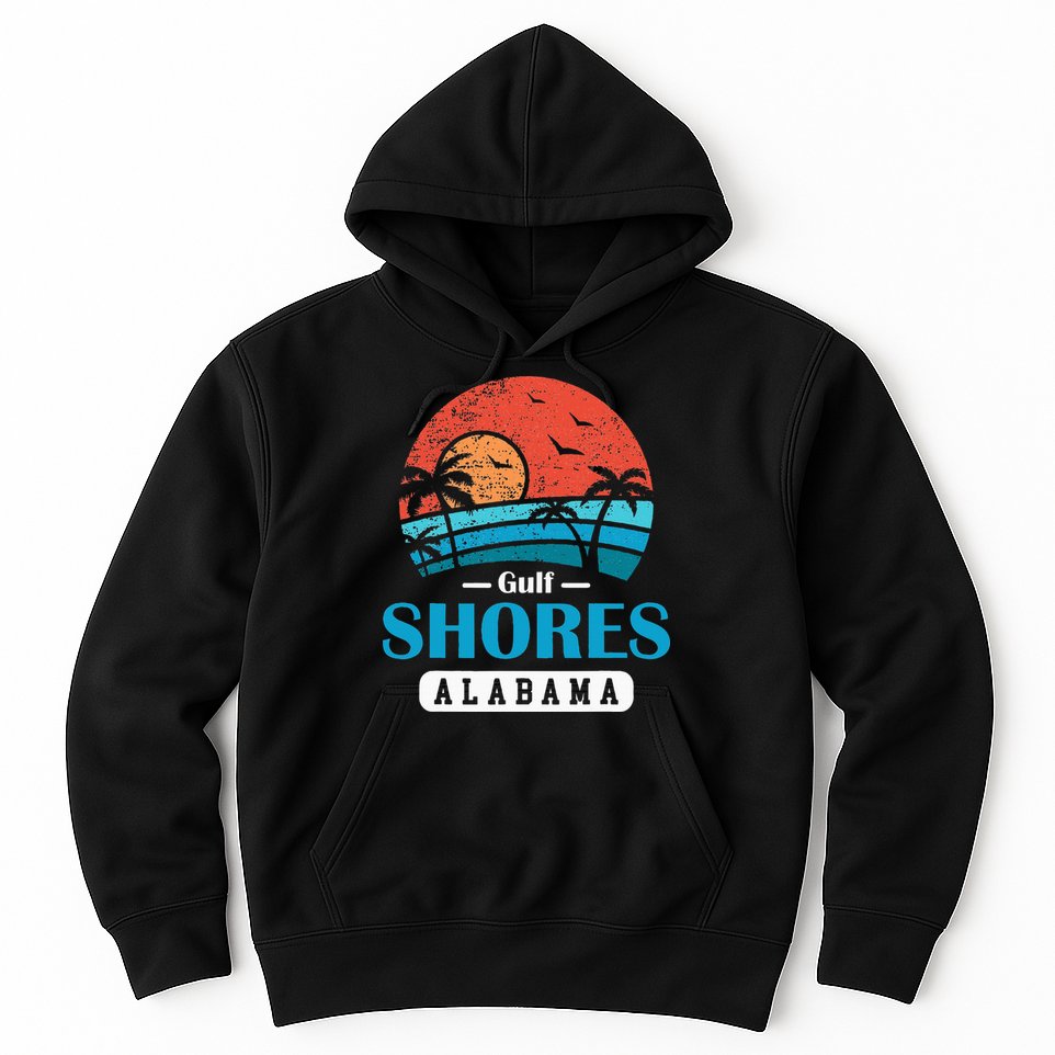 Alabama Gulf Shores Beach Family Vacation Souvenir Gift Hoodie