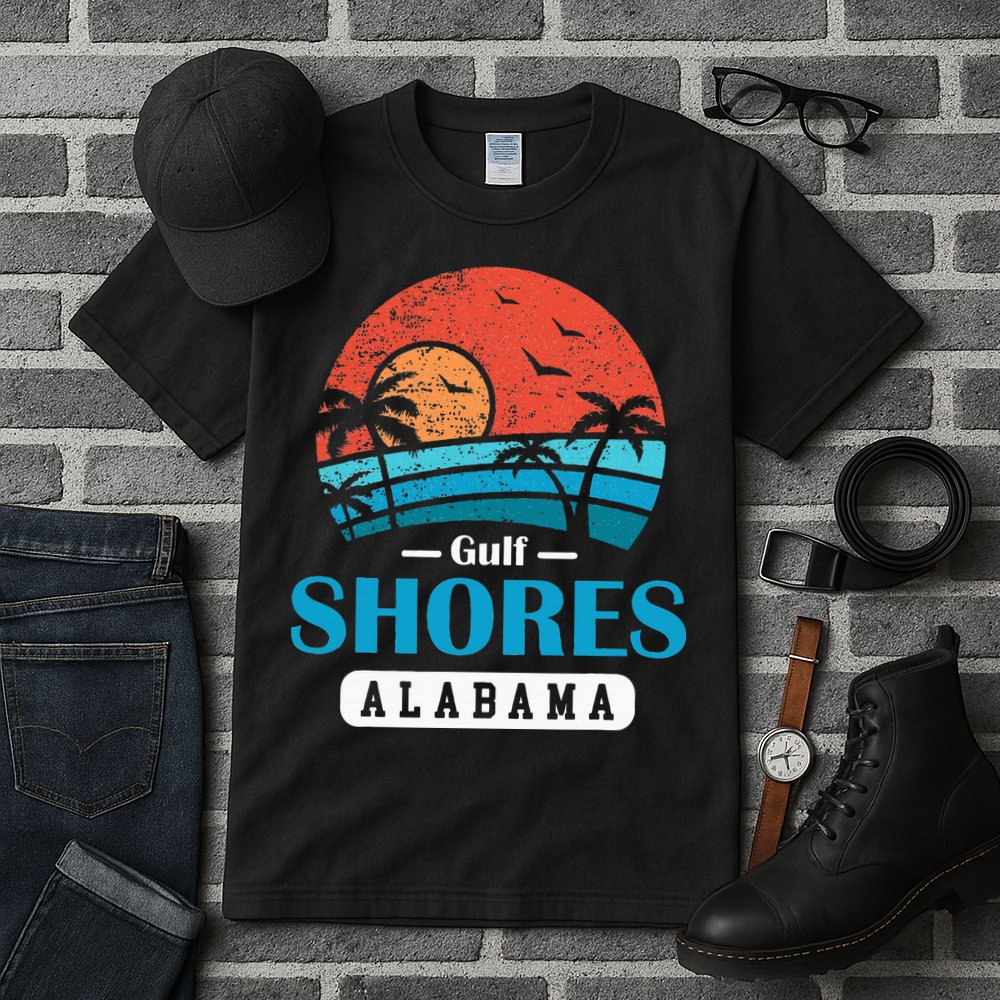 Alabama Gulf Shores Beach Family Vacation Souvenir Gift Tall T-Shirt