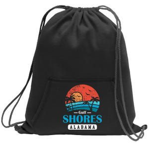 Alabama Gulf Shores Beach Family Vacation Souvenir Gift Sweatshirt Cinch Pack Bag