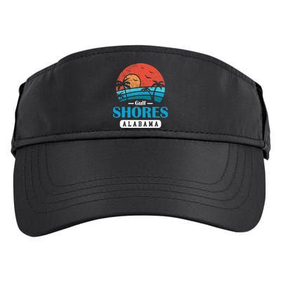 Alabama Gulf Shores Beach Family Vacation Souvenir Gift Adult Drive Performance Visor
