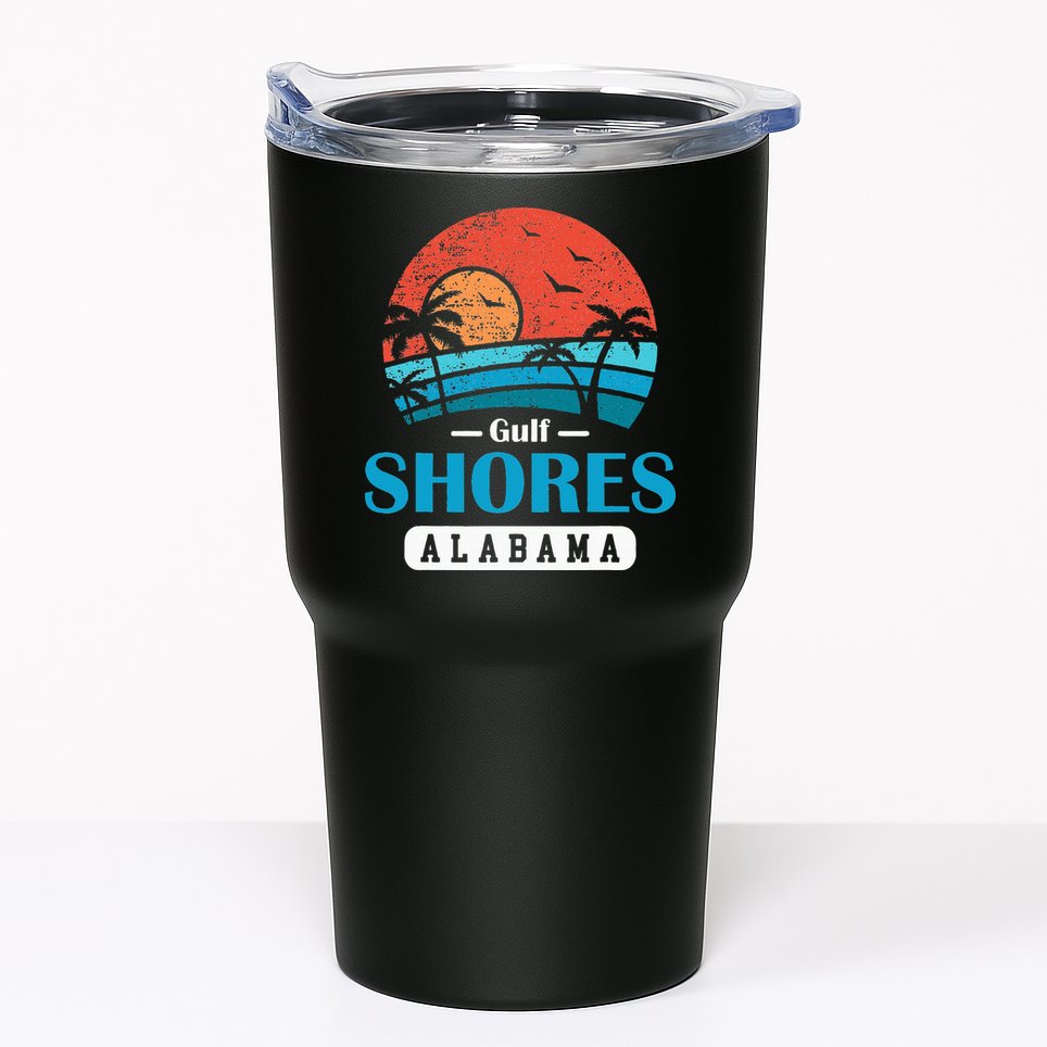Alabama Gulf Shores Beach Family Vacation Souvenir Gift Tumbler