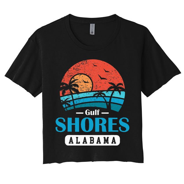 Alabama Gulf Shores Beach Family Vacation Souvenir Gift Crop Top