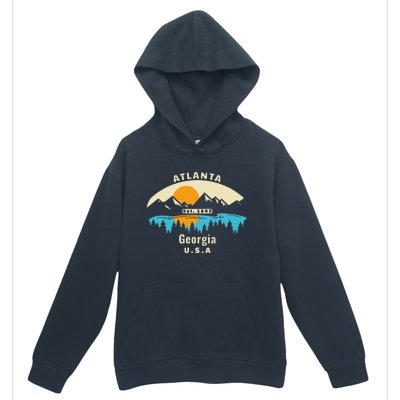 Atlanta Georgia Souvenir Mountain Sunset River Urban Pullover Hoodie