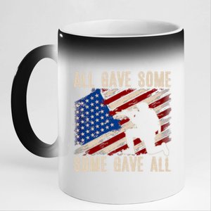 All Gave Some Some Gave All Gift Memorial's Day Great Gift 11oz Black Color Changing Mug