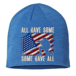 All Gave Some Some Gave All Gift Memorial's Day Great Gift Sustainable Beanie