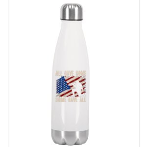 All Gave Some Some Gave All Gift Memorial's Day Great Gift Stainless Steel Insulated Water Bottle