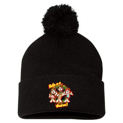 Animaniacs Group Shot Hellooo Nurse Pom Pom 12in Knit Beanie