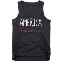 America God Shed His Grace On Thee Tee 4th Of July Men Women Tank Top