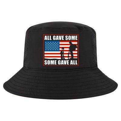 All Gave Some Some Gave All Usa Flag Veteran And Memorial Day Gift Cool Comfort Performance Bucket Hat