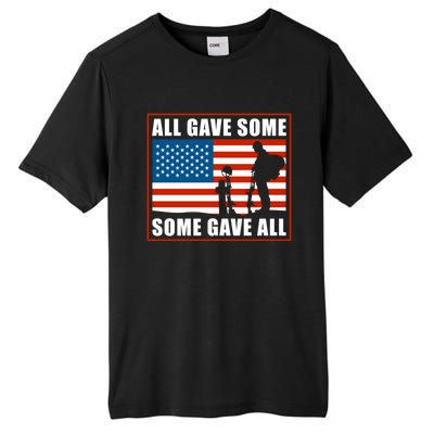 All Gave Some Some Gave All Usa Flag Veteran And Memorial Day Gift Tall Fusion ChromaSoft Performance T-Shirt